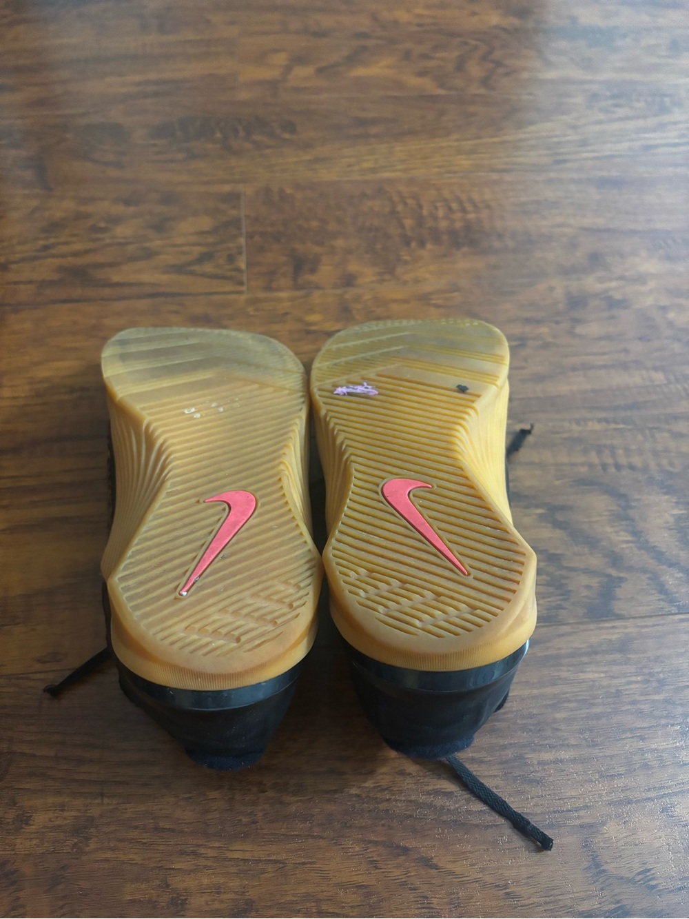Nike Metcon 6 Leopard Cheetah Pink Training Shoes Gold Swoosh Women 7.5 Sneakers - Picture 9 of 10